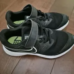 Nike ブラック スニーカー ベルクロ　20cm