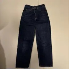 【美品】MOUSSY ダークブルー ストレートデニムのサムネイル