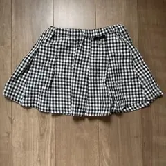 petit main ギンガムチェック プリーツスカート 120cm