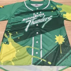 広島サンダーズ オリジナル ベースボールシャツ 非売品