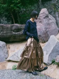Sahara Art Print Skirt lake スカート - メルカリ