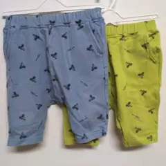 GU サマナルパンツ 七分丈 90cm２枚セット ジテンシャ柄のサムネイル