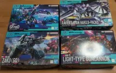 HGガンプラ ジークアクス 軽キャノン ギャン ジフレド ザク 4体セット