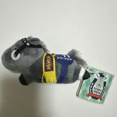 競馬ぬいぐるみ　京都競馬引退　ビワハヤヒデ　AVANTI 1995年 ビワハヤヒデ 京都競馬場 引退式 記念 キーホルダー - メルカリ