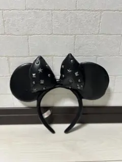 ミニー レザーカチューシャ スタッズ付き