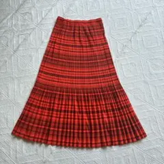 美品✨PLEATS PLEASE プリーツスカート サイズ5 赤 PLEATS PLEASE ISSEY MIYAKE - プリーツプリーズ スカートの通販 by