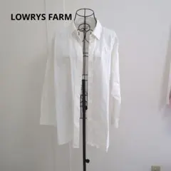 LOWRYS FARM ホワイト 長袖シャツ