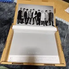 Snow Man モノクロカレンダー A4サイズ