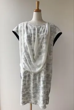 OSMOSIS シフォンレイヤードチュニックワンピース オズモーシス