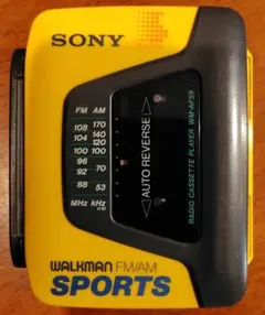 SONY カセットウォークマン SPORTS WM-AF59 動作品 ① - メルカリ
