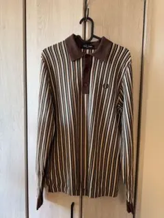 FRED PERRY ストライプポロシャツ 長袖