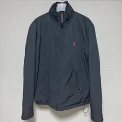 美品✨ポロラルフローレン 中綿ブルゾン メンズ M サイズ 赤ポニー フード収納