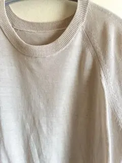無印良品　サマーニット　L