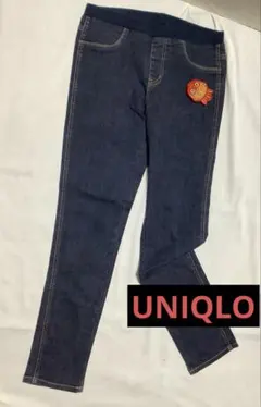UNIQLO ユニクロ　レディス【Ｌ】 リブウエスト　調節内紐あり　#ストレッチ