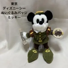 東京ディズニーシー ぬいぐるみバッジ ミッキー