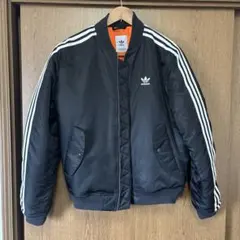 adidas ブラック MA-1ジャケット