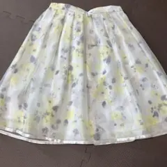 レストローズ ウォーターローズプリントスカート