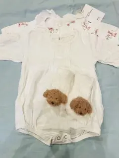 ロンパースと靴下3点セット