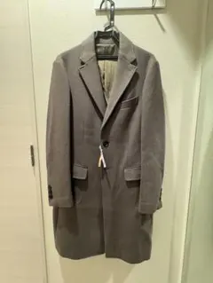 コムサイズム チェスターコート グレー