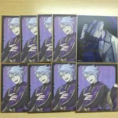 ツイステ　ツイステッドワンダーランド　アズール　色紙　式典服　9点セット