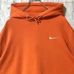 古着 NIKE ナイキ パーカー スウェット ワンポイント刺繍ロゴ L 入手困難