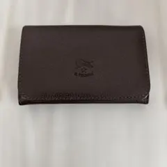 イルビゾンテ　ダークブラウン　レザーカードケース 名刺入れのサムネイル