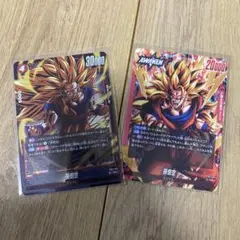 ドラゴンボールZ 爆裂インパクト 超サイヤ人4 孫悟空 ゴジータ 2枚