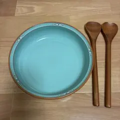 【新品未使用】Noritake サラダボウルセット　24㎝のサムネイル