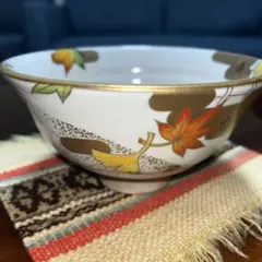 桑野むつ子 抹茶茶碗 落款あり 桜文様 茶道具 和食器 昭和レトロ
