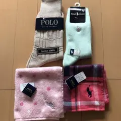 ラルフローレン❣️ハンカチ、ソックスセット
