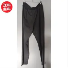 【新品】ジョガーパンツ グレー ファスナーポケット ロゴ入り ランニングパンツ