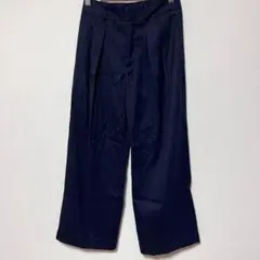 【XS】GU メンズ　レディース　スラックス　ズボン　ストレート　美品　シンプル