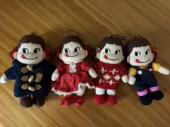 ペコちゃん ぬいぐるみ キーホルダー 6体セット レトロ レア - メルカリ