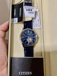 CITIZEN コレクション 自動巻き ブルー NB3001－61M - メルカリ