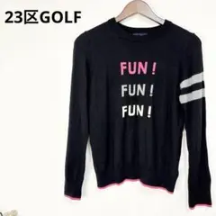 26 23区GOLF ゴルフウェア　ニット　ルコック　フィラ