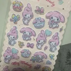 マイメロ フェルトシール 立体シール 3Dシール ふわふわシール サンリオ ②