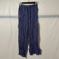 一点物‼️ ネイビー 青 【XS】 パンツ ワイドパンツ イージーパンツ