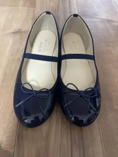 repetto】レペット バレエシューズ エナメル ネイビー 箱付き フラット