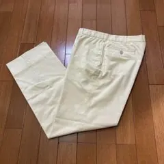 【訳あり】レディース　チノパン　レモンイエロー　作業用　畑仕事