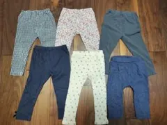【ちい様専用】ベビー キッズ レギンス パンツ 6枚セット 90 95