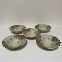 たち吉　桜模様 陶器皿 5個セット