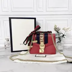 GUCCI グッチ シルヴィ バッグ 赤 - メルカリ