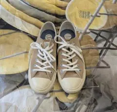 美品　コンバース　オールスター ベージュ　スエード　23.5　converse