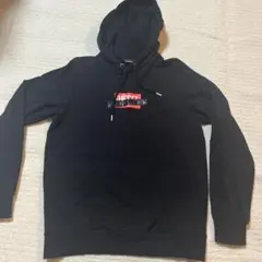 DIESEL 黒 フード付きパーカー