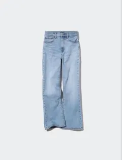 ユニクロ フレアハイライズジーンズ サイズ24 標準丈ブルー