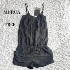 新品タグ付き　ムルーア　ドット柄　ショートパンツ　ロンパース　オールインワン