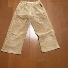 コーデュロイ ワイドパンツ ベージュ