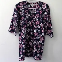 아사쿠사 나카야 코이구치 셔츠 벚꽃 무늬 라지 사이즈