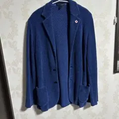 LARDINI テーラードジャケット 青　新品試着品のサムネイル
