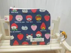 ハンドメイドL字ファスナーミニ財布